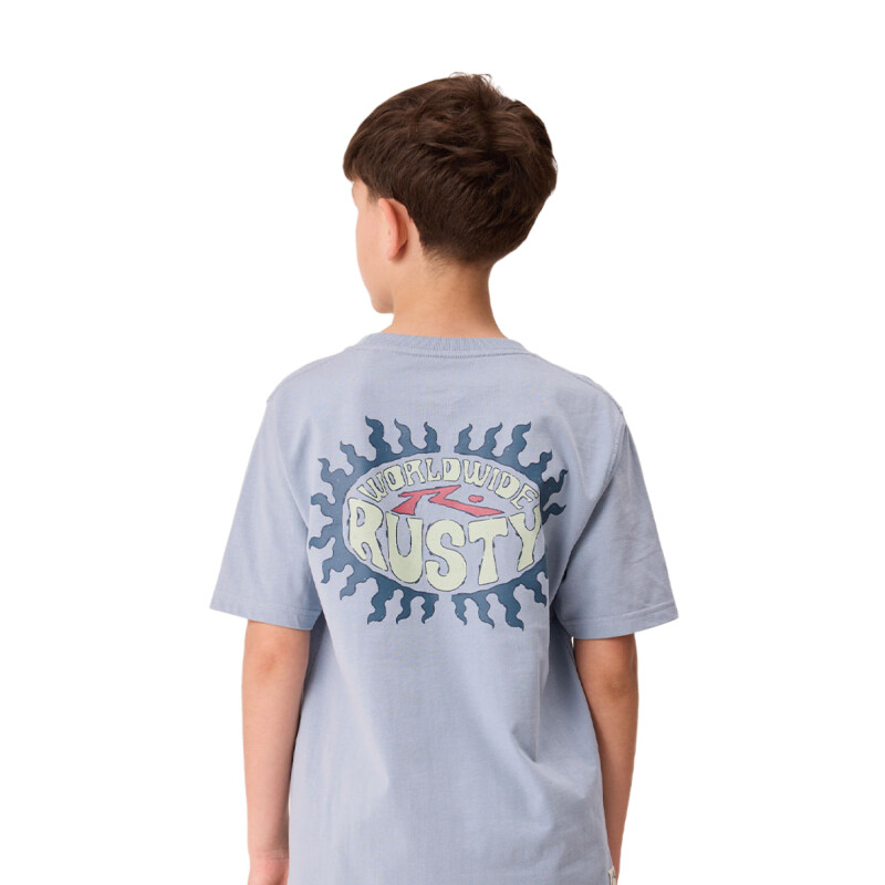 Remera Rusty de niño Maver - Celeste Remera Rusty de niño Maver - Celeste