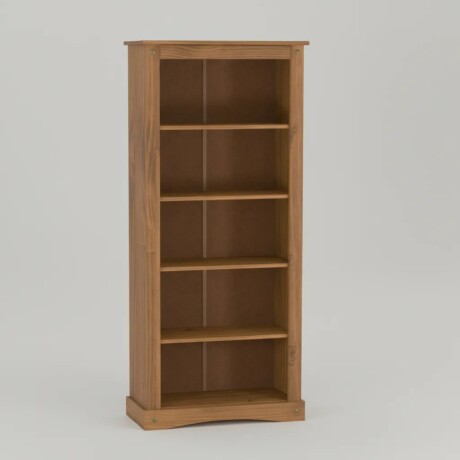 Estantería Biblioteca Lumax 5 Niveles 180x80x38 cm madera maciza Estantería Biblioteca Lumax 5 Niveles 180x80x38 cm madera maciza