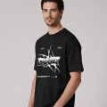 T-SHIRT MAGRON DIXIE Negro
