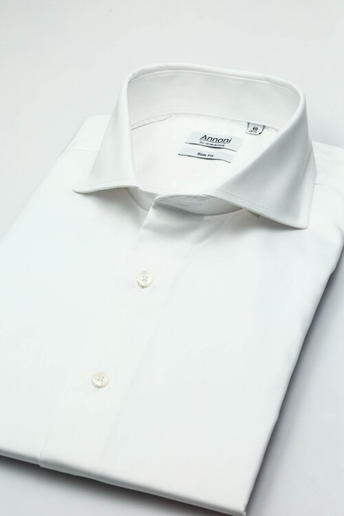 Camisa Annoni blanca Hudson Collar Camisa Annoni blanca Hudson Collar