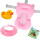 Colchón Bañito Baby Splash Almohada Baño Bebe + Accesorios Rosa