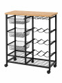 BARRA PARA COCINA NEGRO