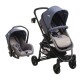 Coche de bebé + silla para auto Bebesit Travel System Alfa Azul