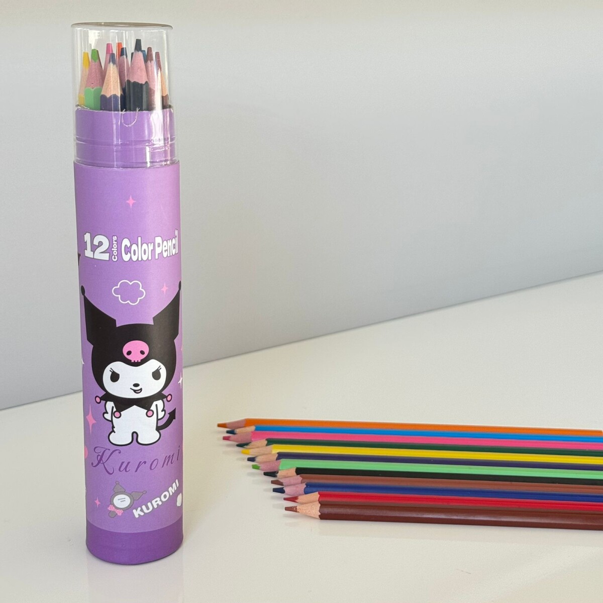 Tubo De Lápices X12 Colores 