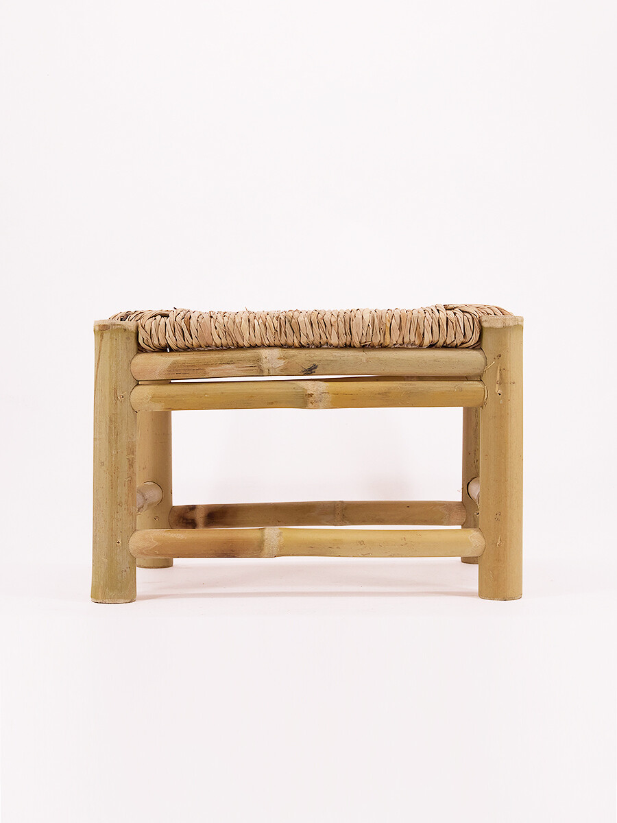 BANCO BAMBU TEJIDO - NATURAL 