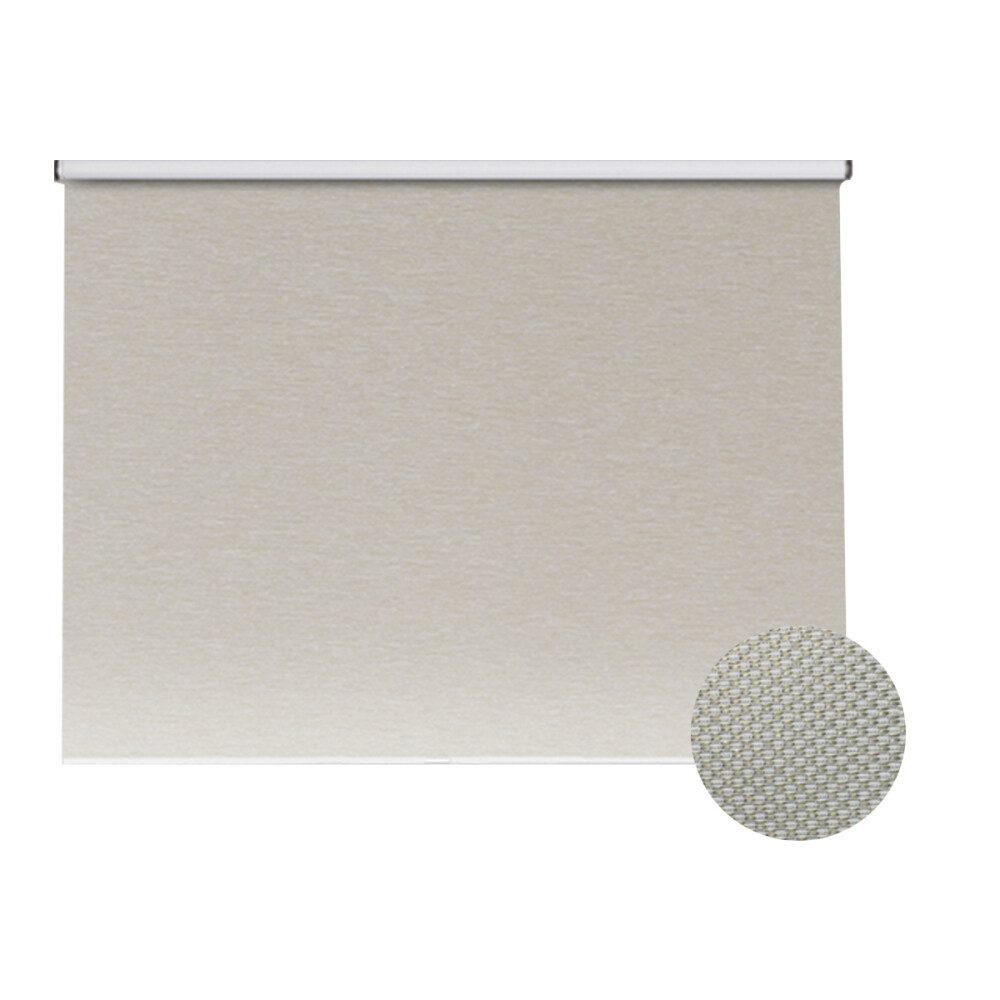 Cortina Blackout Texturada 100% opaca roller 1.20x2.00m Beige