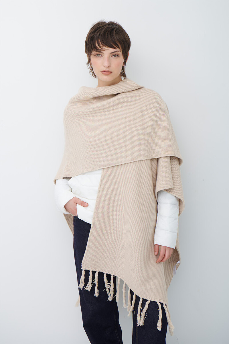 CAMPERA PLUMAS BLANCO