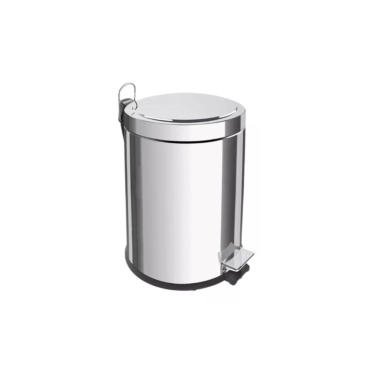 PAPELERA TACHO ACERO INOXIDABLE TRAMONTINA 5LTS - PLATEADO 