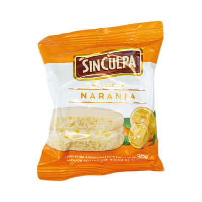 Alfajor De Naranja Sin Culpa 35g Alfajor Sinculpa Naranja