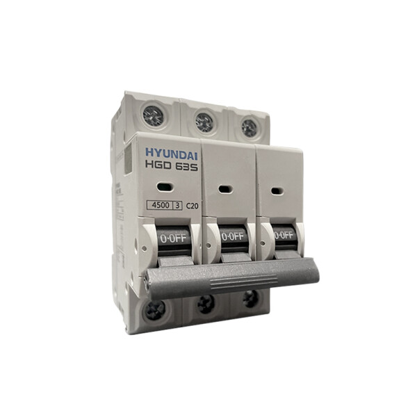 Llave térmica HGD63S din 3P 20A 4,5kA HY1320S