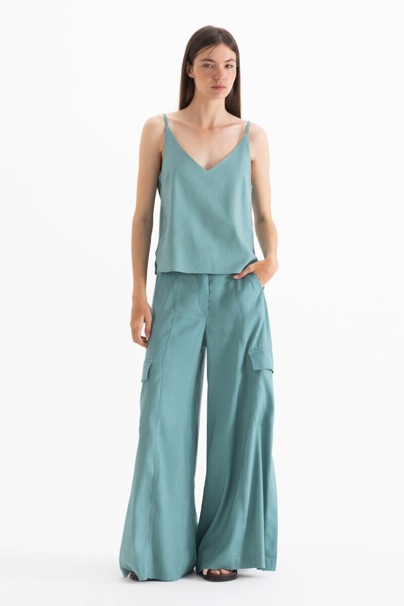 PANTALON KATE Jungle Petrol