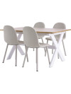 Silla de comedor EJSTRUP beige Silla de comedor EJSTRUP beige