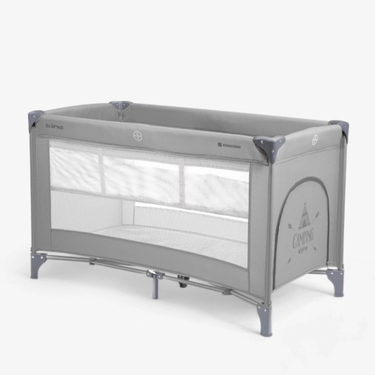 Practicuna 2 niveles KIKKABOO so gifted grey - gris 