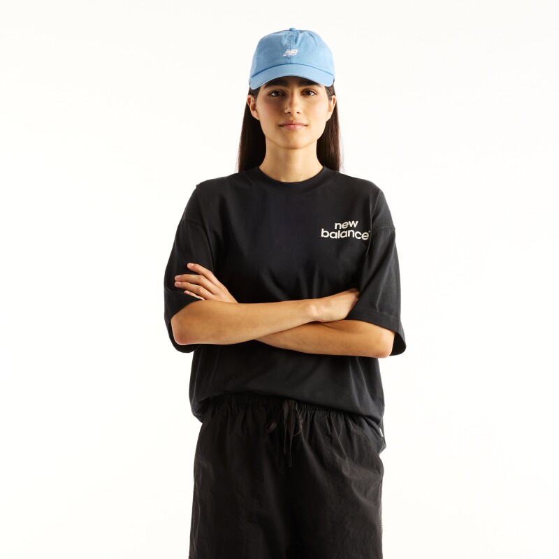 Remera New Balance de Dama - Intelligent - WT62N59VBK BLACK