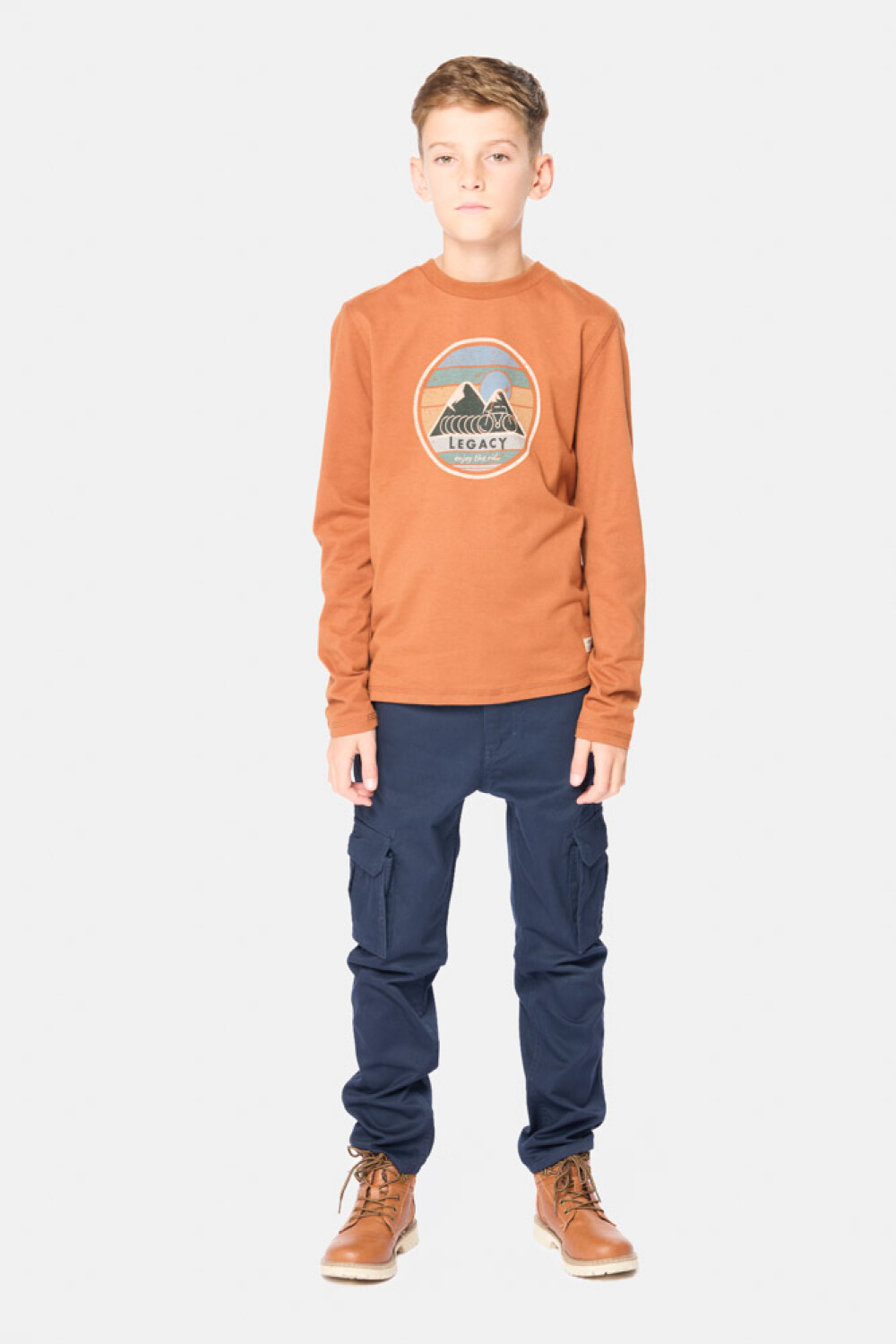 PANTALÓN CARGO Azul