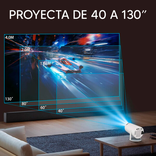 Proyector 4k Game X10 Plus Con 2 Joysticks Para Juegos PROYECTOR X10 PLUS ANDROID + JOYSTICK