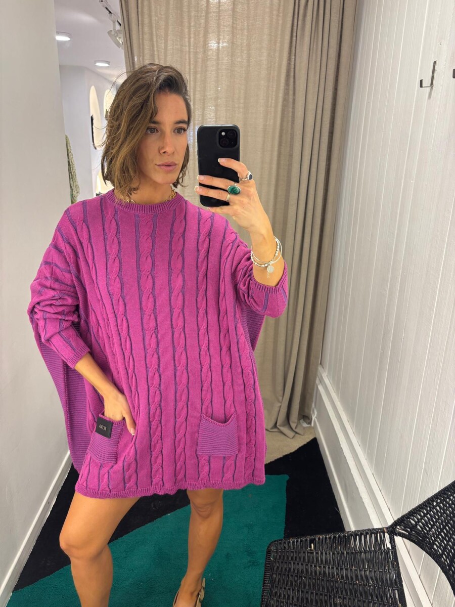 Sweater Oceano - Fucsia 