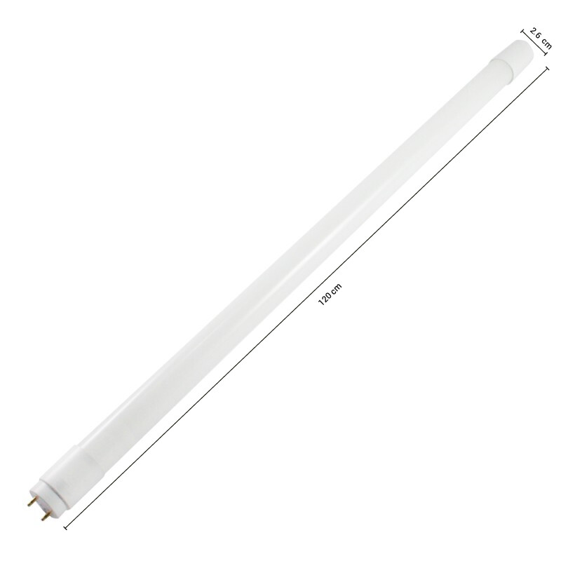 TUBO LED T8 - 18W - 120CM - DOUBLE ENDED Tubo LED Bipolar T8 18W 120CM Luz Fría