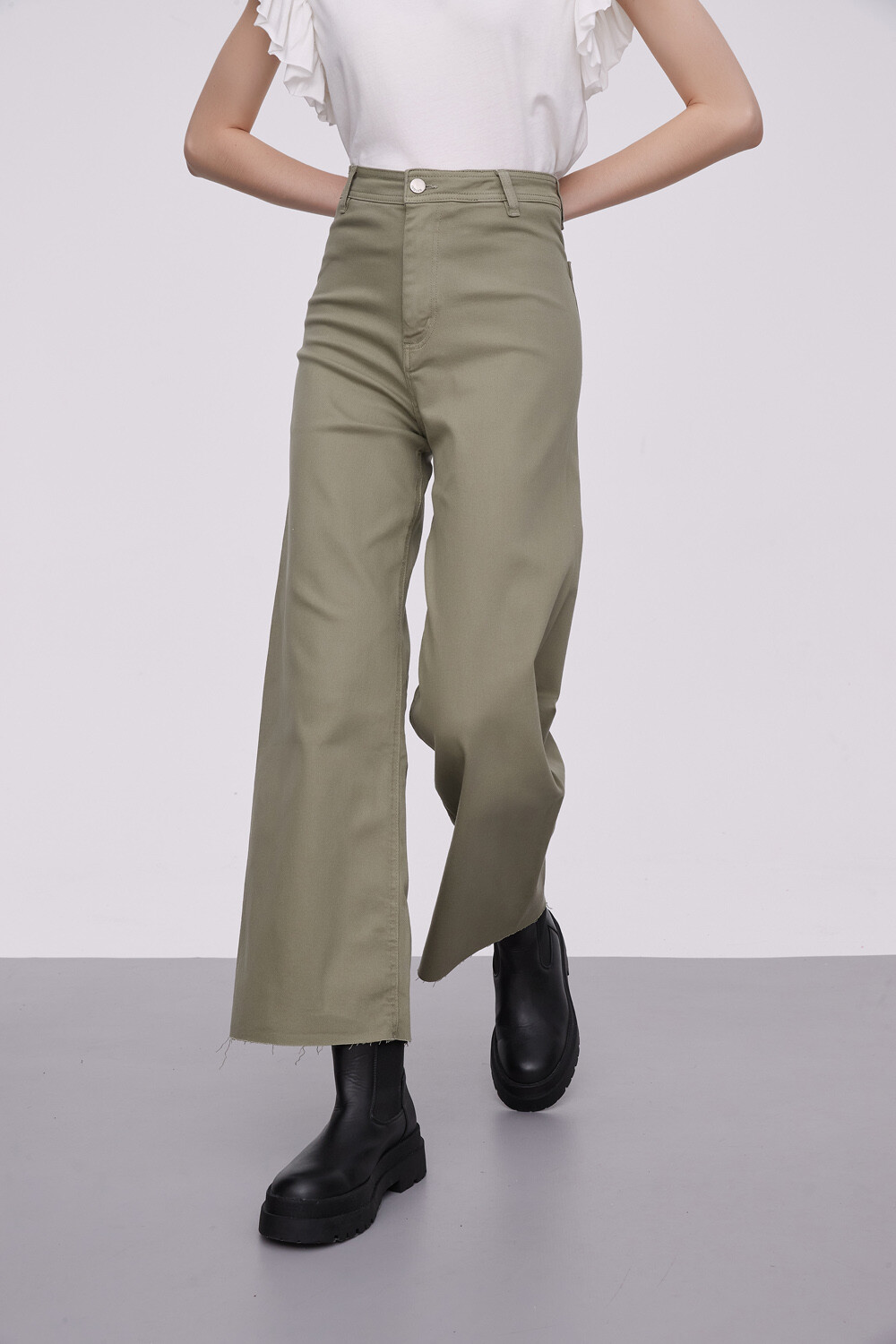 Pantalon Balton Verde Seco