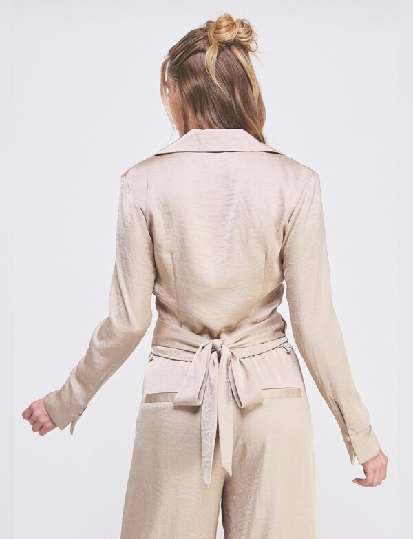 Blusa Cruzada BEIGE