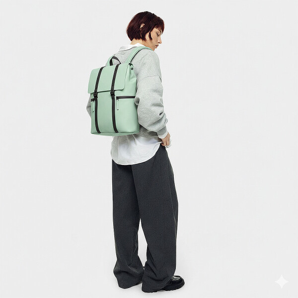 Mochila Gaston Luga Splash 2.0 Notebook Laptop Hasta 13" Color Verde