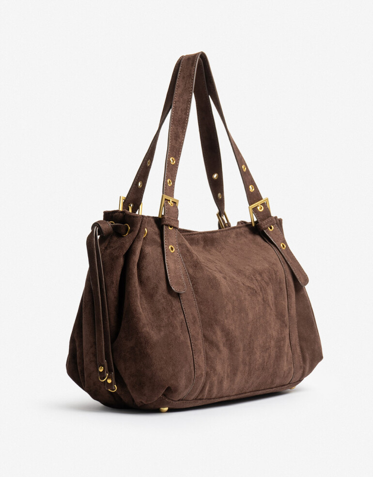 City Cartera Formato Baguette - Marron Chocolate