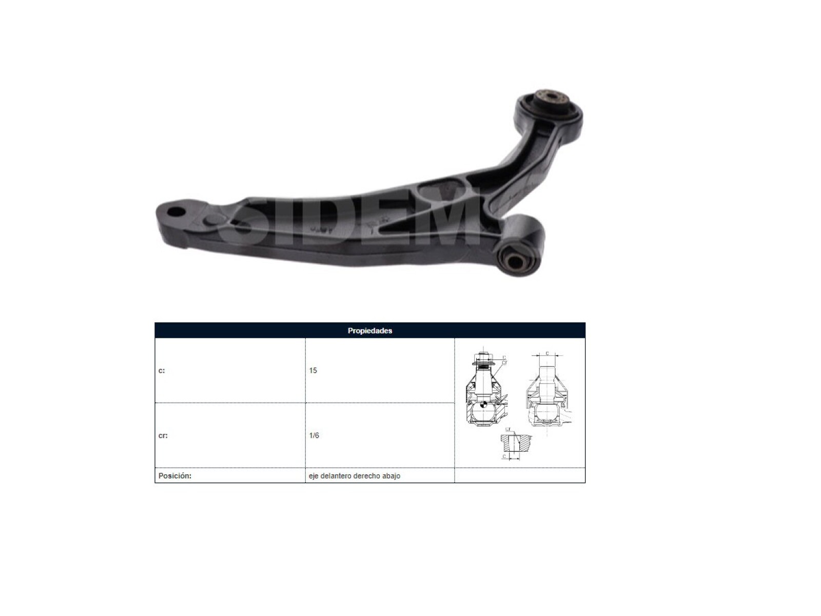 Parilla De Suspension Delantera Dodge Journey 08-25 Der 