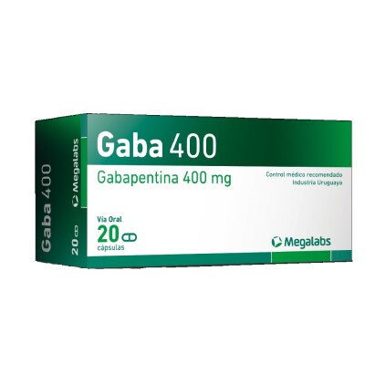 Gaba 400 Mg. 20 Caps. Gaba 400 Mg. 20 Caps.
