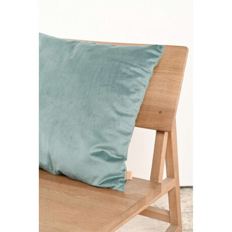 Almohadón Velvet Cuadrado Verde Agua