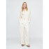 THE RELAXED SHIRT - LINEN WHITE NEUTRAL STRIPE