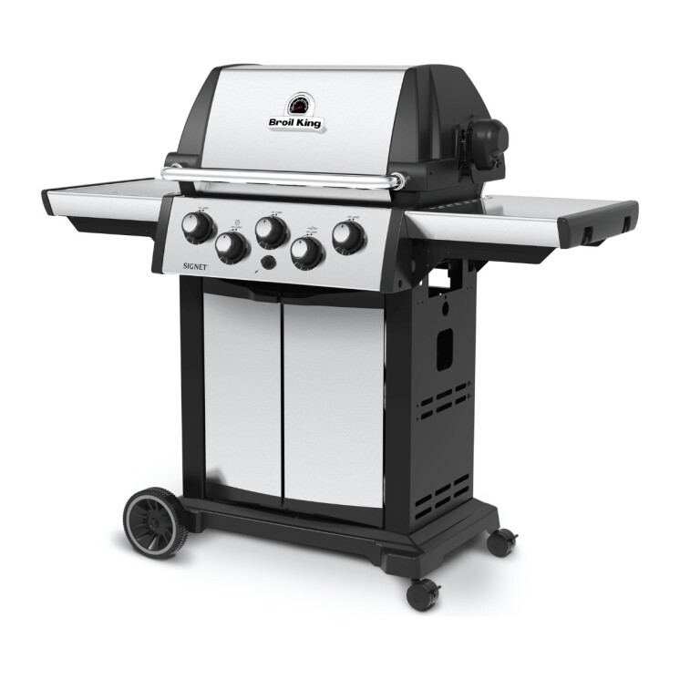 Barbacoa a Gas Broil King Signet 390 3 Quemadores con Spiedo y Hornalla Lateral Barbacoa a Gas Broil King Signet 390 3 Quemadores con Spiedo y Hornalla Lateral