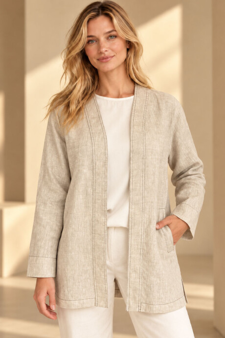 Kimono kim Beige