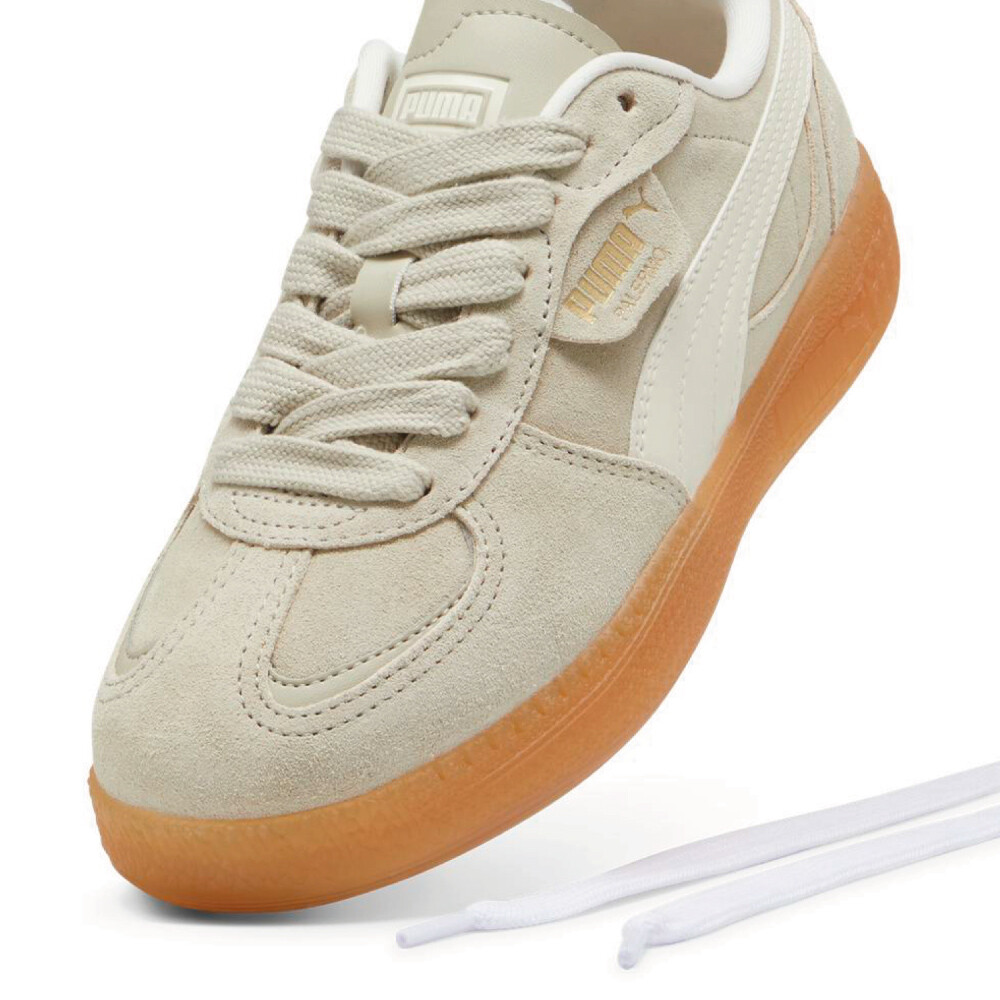 Zapatillas Puma Palermo Lth Mujer Desert Dust-Frosted Ivory-Gold