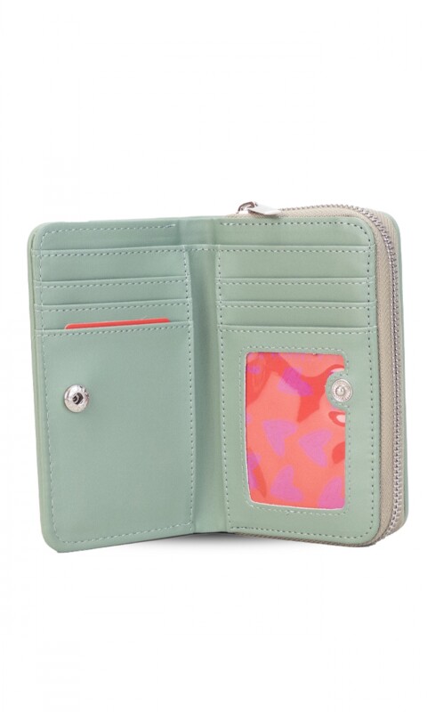 BILLETERA MALU CEMENTO SALVIA Y MENTA