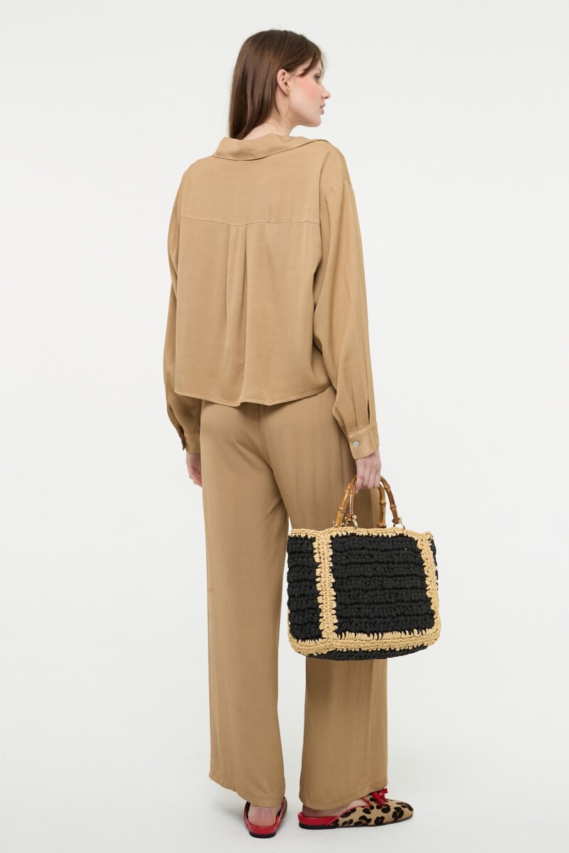 CAMISA CLASIC FIT Camel