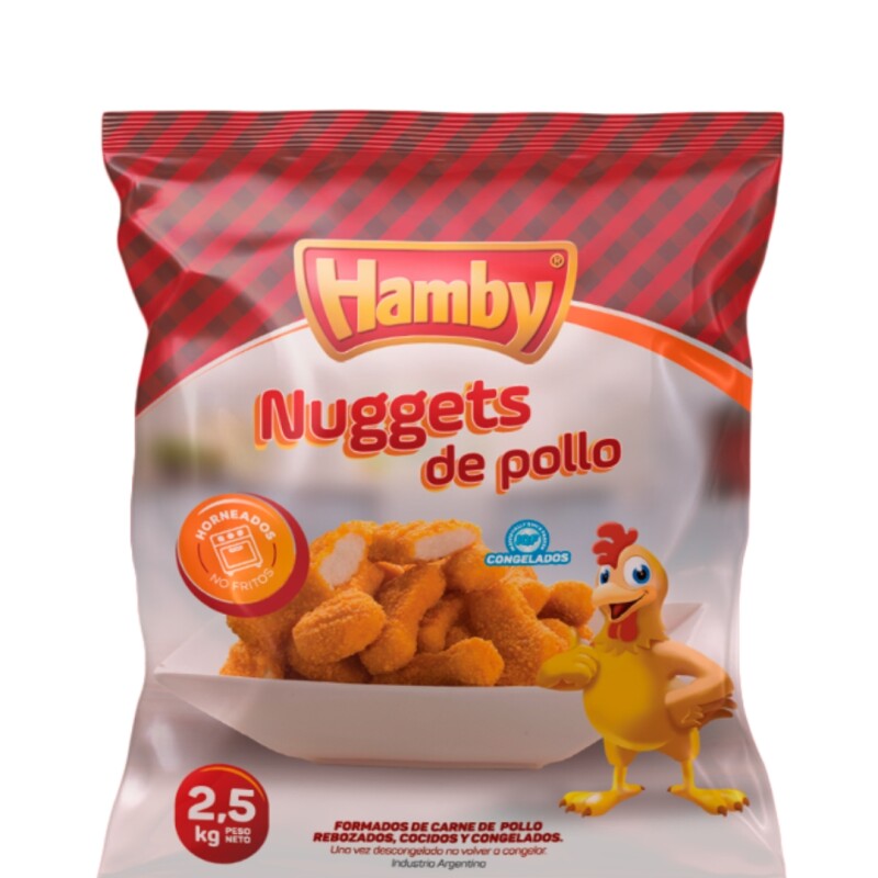 NUGGETS POLLO HAMBY 2,5KG +SOLO PDE O WEB+ NUGGETS POLLO HAMBY 2,5KG +SOLO PDE O WEB+