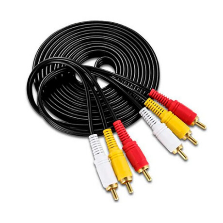 Cable RCA triple de 3 metros de largo