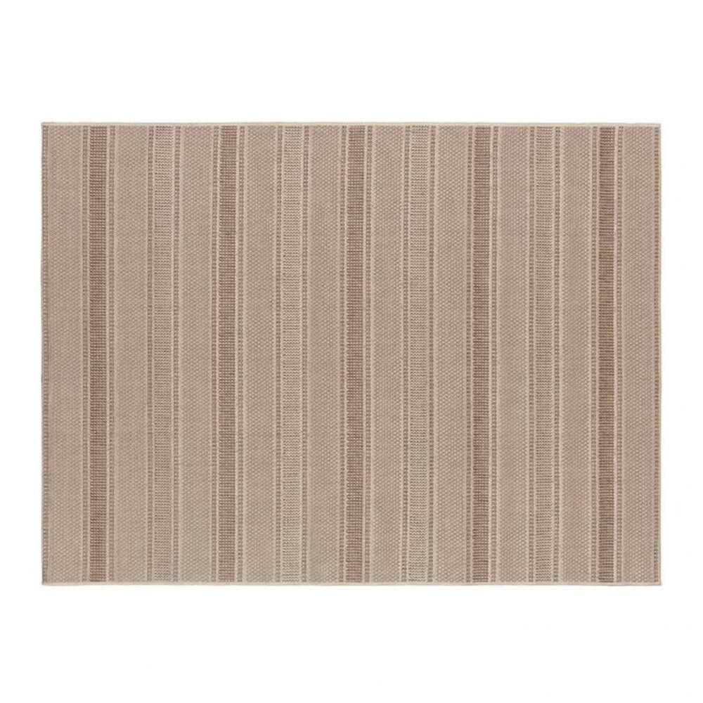 Alfombra de interior Eco-Nature - Riscas | 2.00x2.50 m Beige Marron