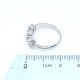 Anillo en platino con brillantes baguette y redondos Anillo en platino con brillantes baguette y redondos