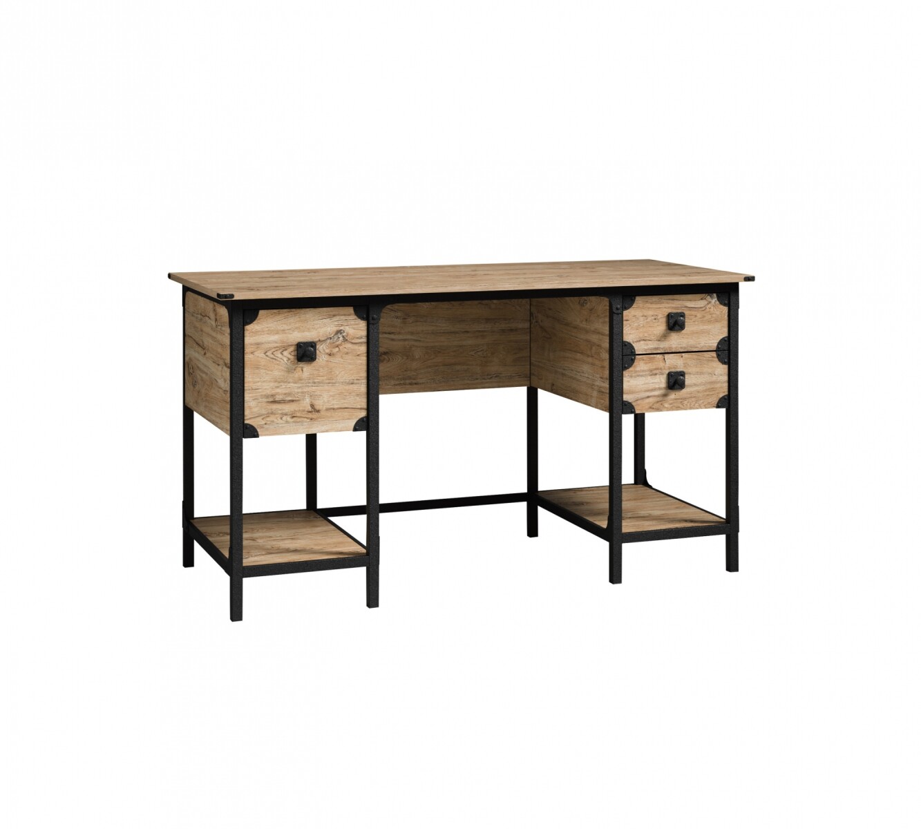 Escritorio 3 Cajones - Sauder - Linea Steel River 