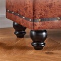 Banco Baul De Ecocuero marron