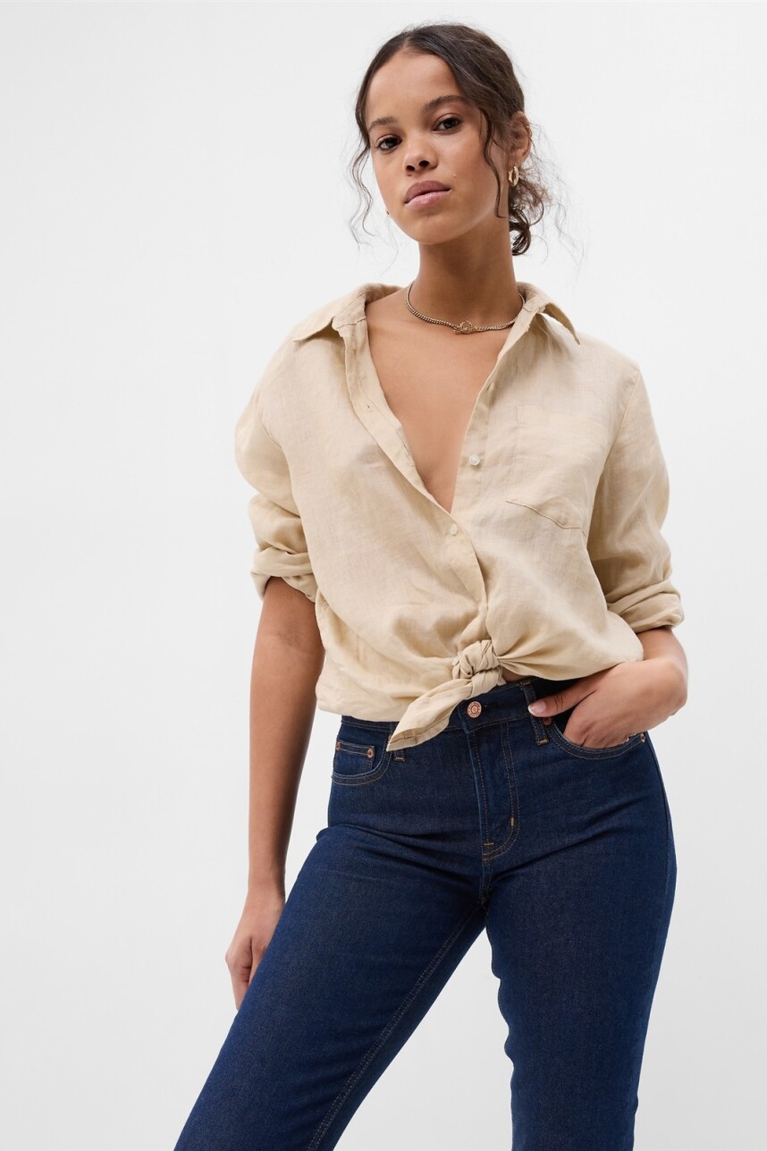 Jean Vintage Slim Mujer Dark Indigo