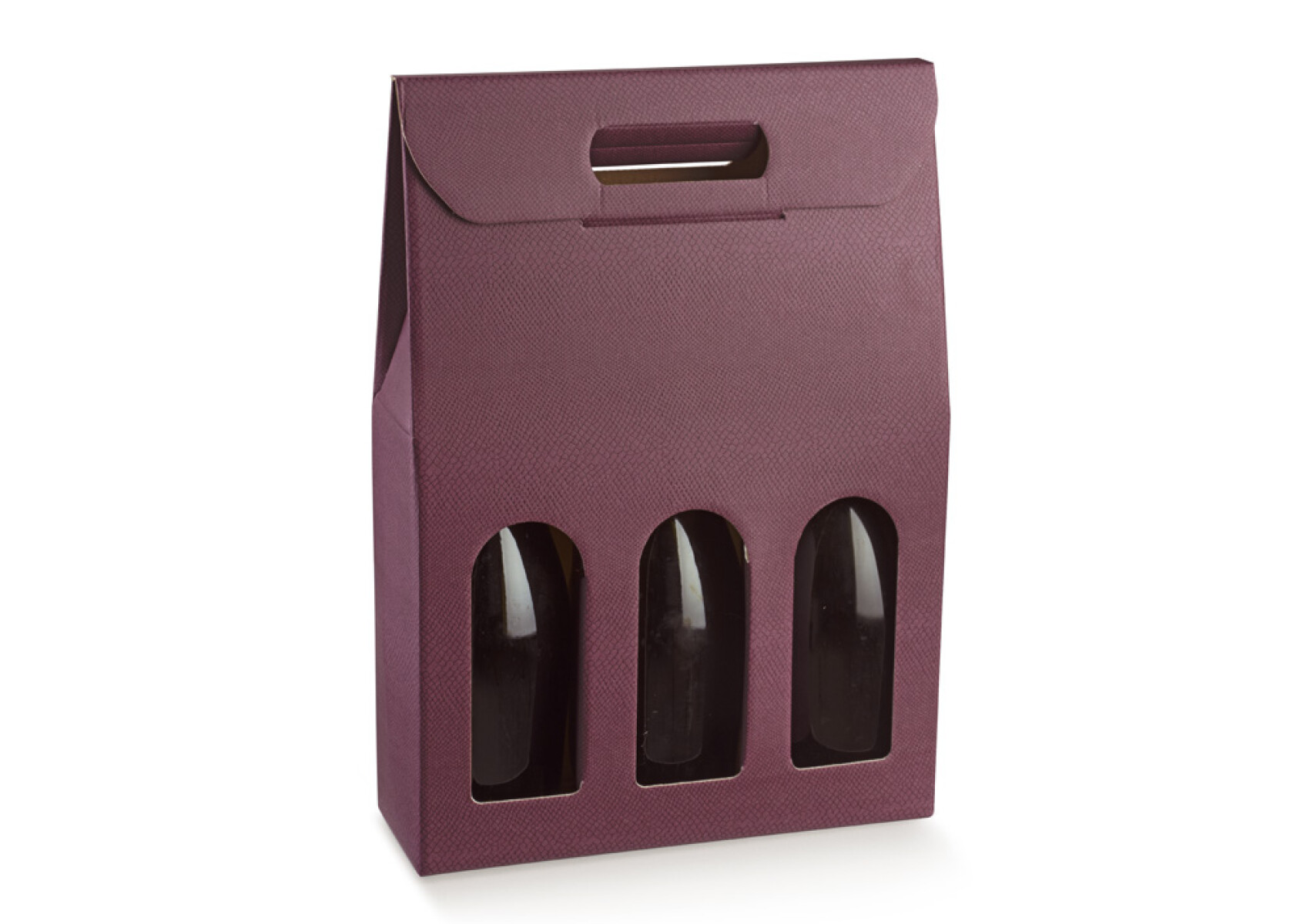 Caja c/ventana 3 botellas 27x9x38,5 - 37715 - SKIN VINACCIA 