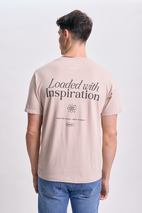 Remera lavada dragón Gris Claro