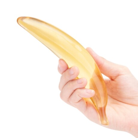 Dildo de Vidrio Curvo Banana Joy Glas Dildo de Vidrio Curvo Banana Joy Glas