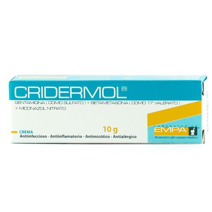 CRIDERMOL CREMA CJ X 10 GRAMOS única