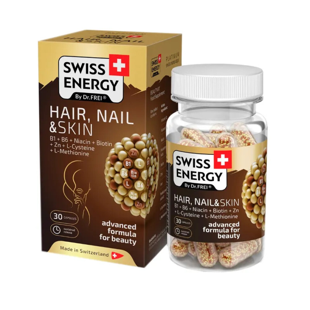 SWISS ENERGY HAIR NAIL & SKIN x 30CAPS única