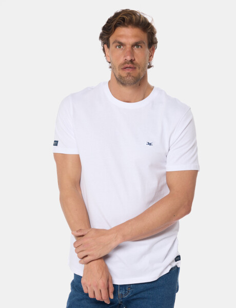 REMERA LISA DE ALGODÓN Blanco