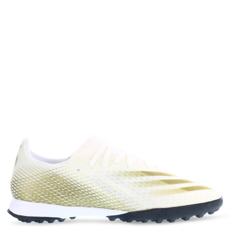 Championes de Hombre Adidas Futbol 5 X Ghosted 3. Blanco - Dorado
