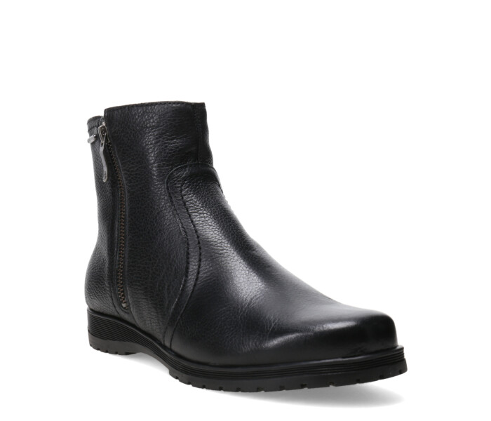 Bota de Mujer Bottero Caña Baja de cuero Negro